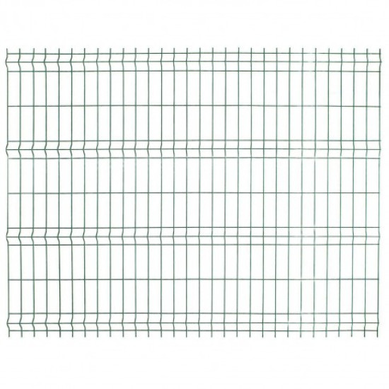 Panou gard zincat bordurat verde 3.5 mm 1500 x 2500 mm