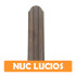 Șipcă metalică zincată Standard pentru gard, imitație lemn nuc față-spate, 0.40 mm 1700 x 90 mm