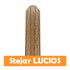 Șipcă metalică zincată Standard pentru gard, imitație lemn stejar față-spate, 0.40 mm 2000 x 90 mm