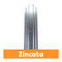 Șipcă metalică zincată pentru gard, 0.40 mm 1000 x 90 mm