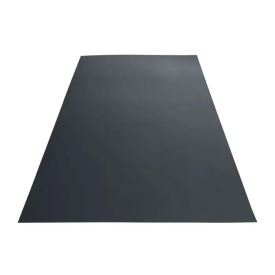 Tablă lisă zincată vopsită, gri RAL 7024, 0.4 mm 1000 x 2000 mm